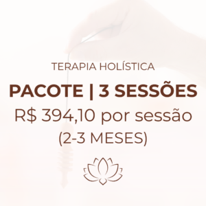 Terapia Holística - Pacote de 3 Sessões (Online ou Presencial)