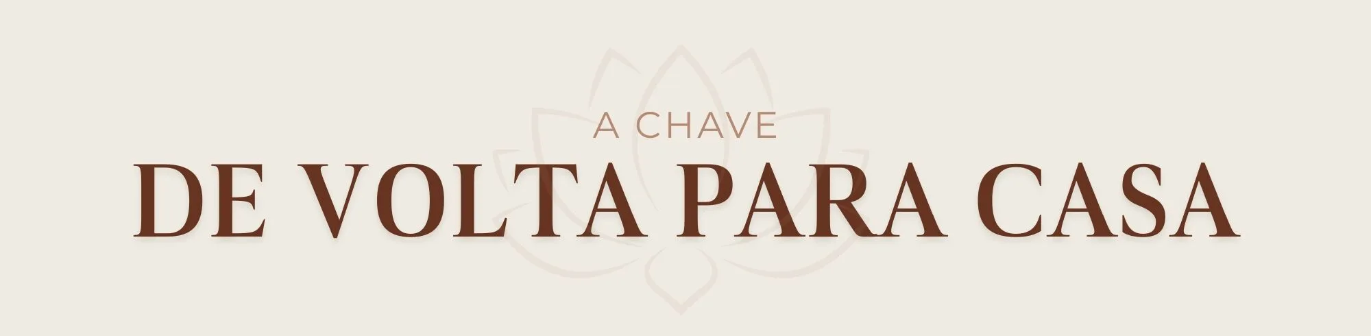 A Chave de Volta Para Casa